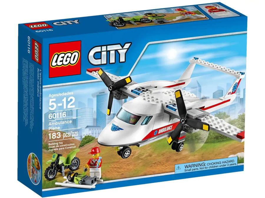 LEGO-City Ambulance Plane - 60116 (Nieuw)