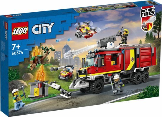 LEGO City Brandweerwagen - 60374 (Nieuw)
