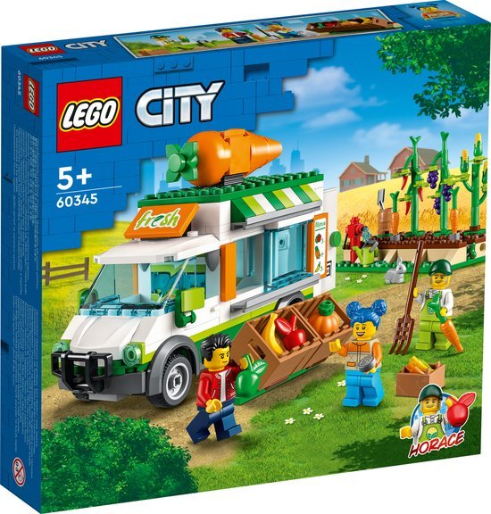 LEGO City Farm Boerenmarkt Wagen - 60345 (Nieuw)