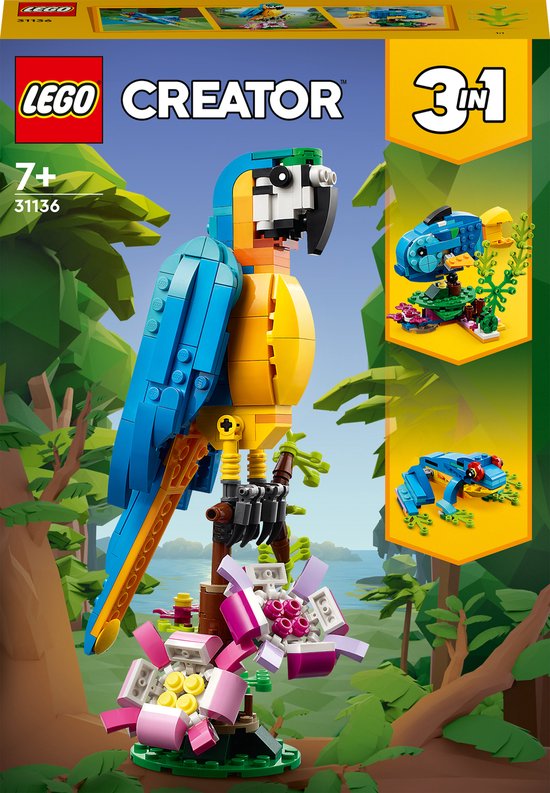 LEGO-Creator Exotische papegaai - 31136 (Nieuw)