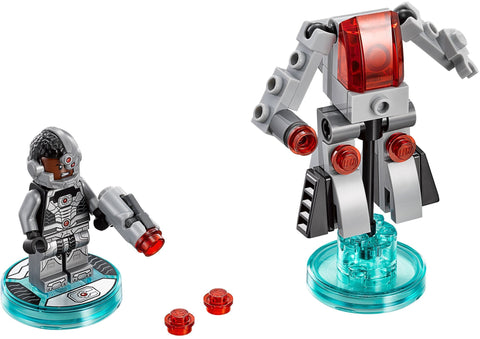 LEGO Dimensions 71210 Fun Pack DC Comics, Cyborg en Cyber-Guard op toy tags, tweedehands