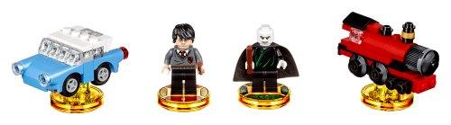 LEGO Dimensions-71247 Team Pack (Harry Potter + Enchanted Car, Lord Voldemort + Hogwarts Express) Tweedehands