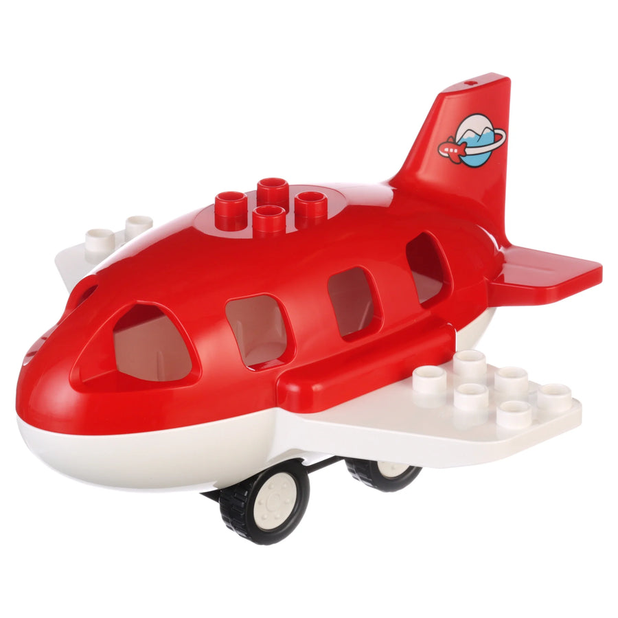LEGO-DUPLO Vliegtuig - Rood/Wit Tweedehands