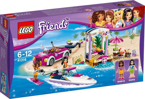 LEGO-Friends Andrea's Speedboot Transporter - 41316 (Nieuw)