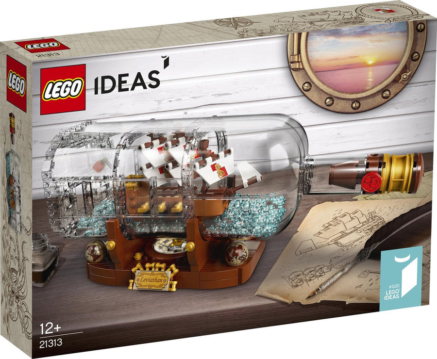 LEGO-Ideas Schip in een Fles - 21313 Tweedehands