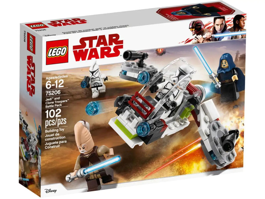 LEGO-Jedi and Clone Troopers Battle Pack - 75206 (Nieuw)