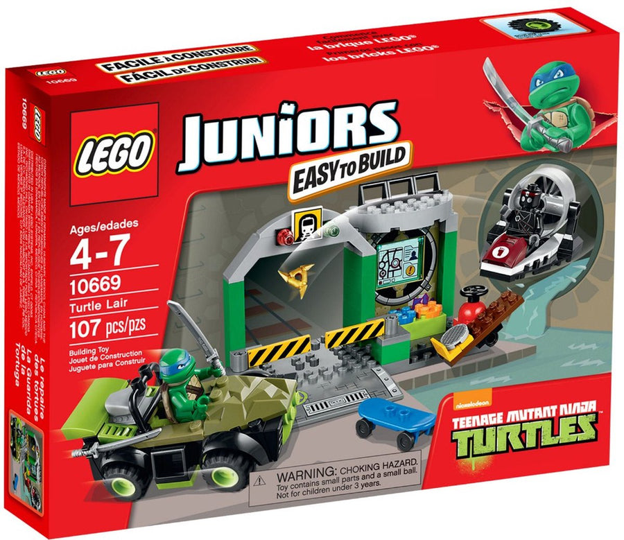 LEGO-Juniors Ninja Turtles Hoofdkwartier - 10669 (Nieuw)