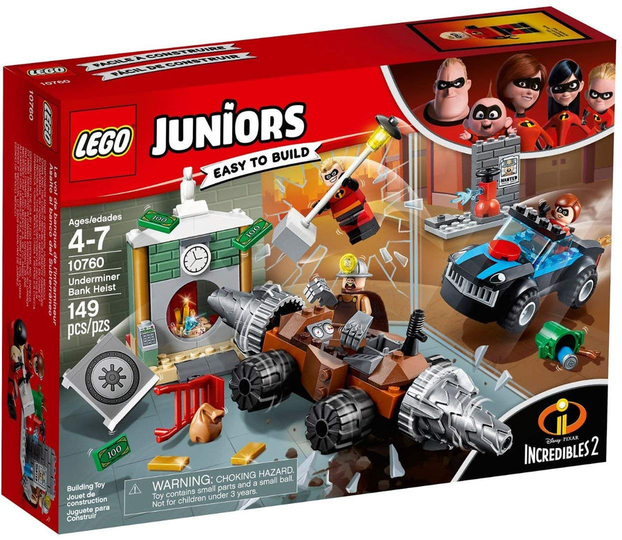 LEGO-Juniors Underminer's Bankoverval - 10760 (Nieuw)