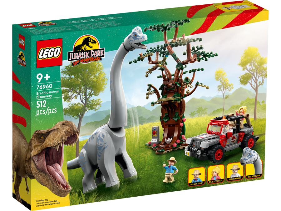 LEGO-Jurassic Park Brachiosaurus ontdekking Dinosaurus - 76960 (Nieuw)