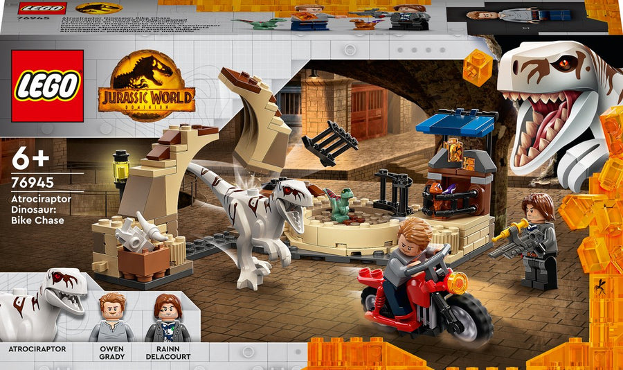 LEGO-Jurassic World Atrociraptor Dinosaurus Achtervolging - 76945 (Nieuw)