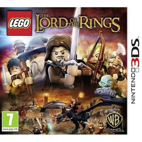 Nintendo 3DS LEGO The Lord of the Rings, doos voorkant, tweedehands