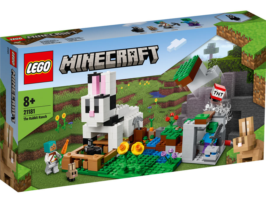 LEGO-Minecraft De Konijnenhoeve - 21181 (Nieuw)