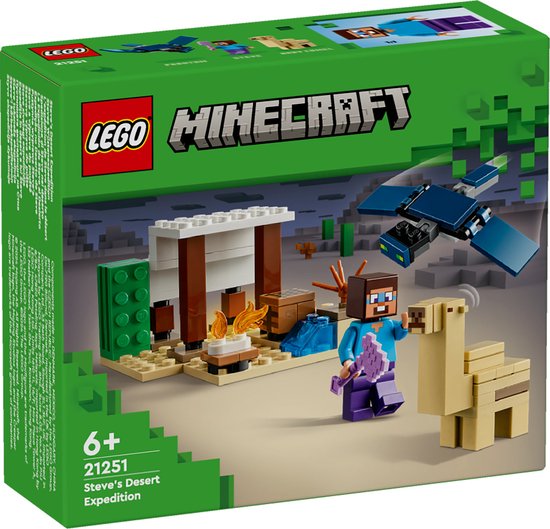 LEGO-Minecraft Steve's woestijnexpeditie - 21251 (Nieuw)
