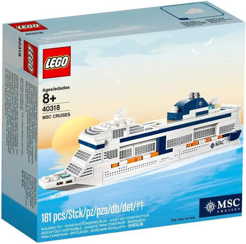 LEGO MSC Cruises Meraviglia 40318, doos voorkant