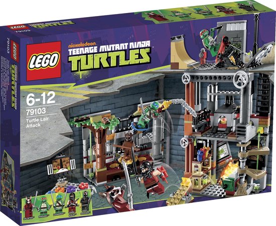 LEGO-Ninja Turtles Aanval op het Turtle Hoofdkwartier - 79103 (Nieuw)