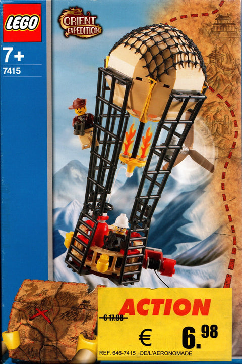 LEGO-Orient Expedition heteluchtballon - 7415 (Nieuw)