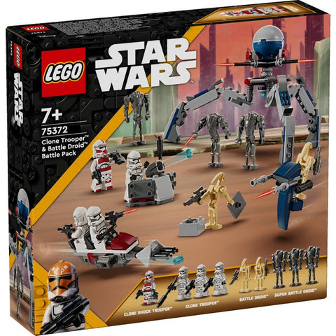LEGO-Star Wars Clone Trooper & Battle Droid Battle Pack - 75372 (Nieuw)
