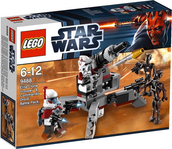 LEGO-Star Wars Elite Clone Trooper & Commando Droid Battle Pack - 9488 (Nieuw)