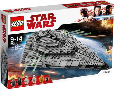 LEGO-Star Wars First Order Star Destroyer - 75190 (Nieuw)