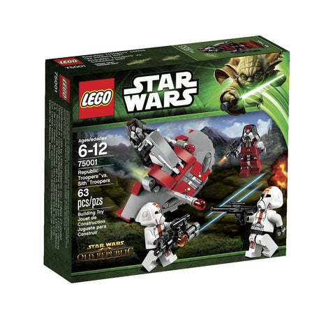 LEGO-Star Wars Republic Troopers vs Sith Troopers 75001 (Nieuw)