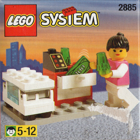 LEGO-System Ijsverkoper - 2885 (Nieuw)