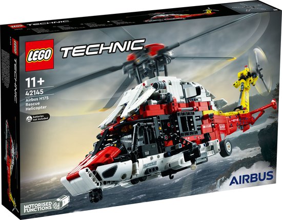 LEGO-Technic Airbus H175 Reddingshelikopter - 42145 (Nieuw)