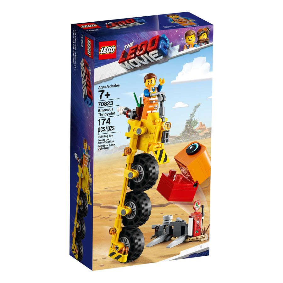 LEGO-The Movie 2 Emmets Driewieler! - 70823 (Nieuw)