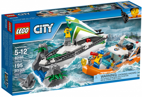 LEGO-Zeilboot in Nood - 60168 (Nieuw)