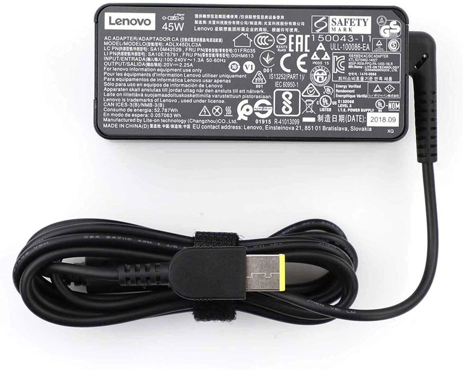 Lenovo-Laptop Adapter (ADLX45NCC3A) (Incl. Stroomkabel) Tweedehands