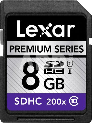 Lexar-SDHC Geheugenkaart 8GB Premium 200x (Class 10) (Nieuw)