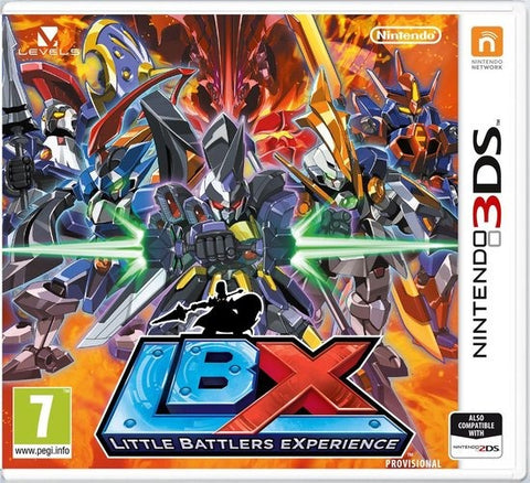Nintendo 3DS LBX Little Battlers eXperience, doos voorkant, tweedehands