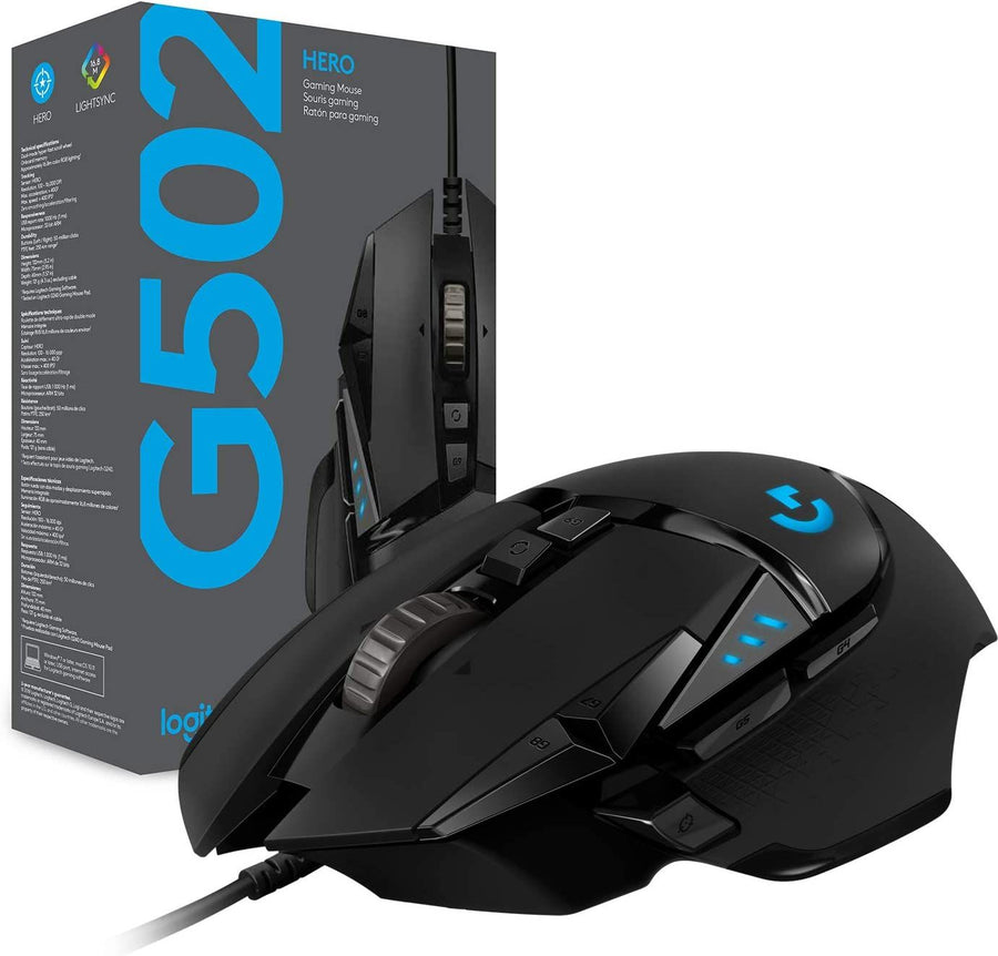 Logitech-G G502 Hero High Performance Gaming Mouse (Nieuw)