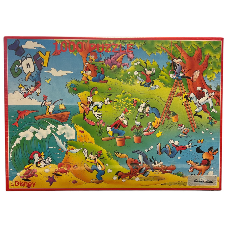 Master-Line-Disney Donald Duck + Goofy - 1000 Stukjes - Vintage Puzzel (Nieuw)