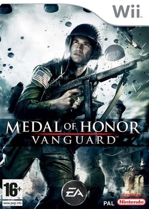 Nintendo Wii Medal of Honor Vanguard, doos voorkant, tweedehands