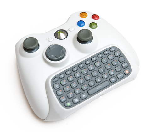 Microsoft-Xbox 360 Chatpad voor Controller - Wit Tweedehands