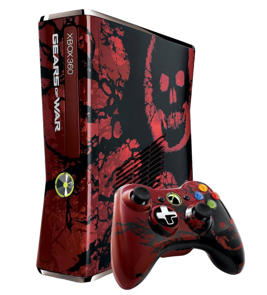Microsoft-Xbox 360 S (Slim) Console - Limited Edition Gears of War Edition Tweedehands
