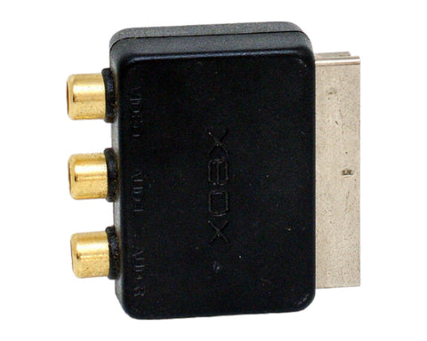 Microsoft-Xbox Classic Scart Blokje - Zwart Tweedehands
