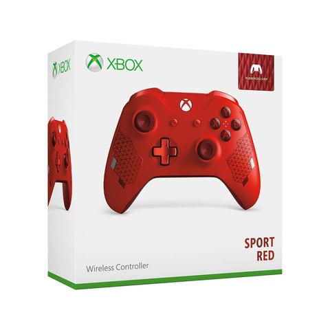 Microsoft-Xbox One Controller - Red Sport Edition (In doos) Tweedehands