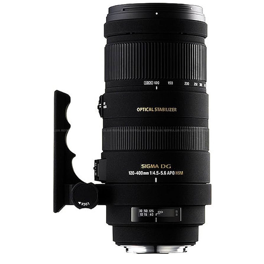 Minolta-120‑400 mm f/4.5‑5.6 APO DG HSM Telephoto Zoom Lens voor Sony Digital SLR Cameras (In doos) Tweedehands