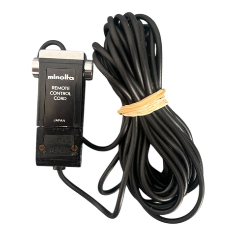 Minolta Remote Control Cord voor Autopak-8D Super 8, zwart, met opgerolde kabel, tweedehands