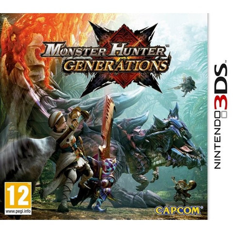 Nintendo 3DS Monster Hunter Generations, doos voorkant