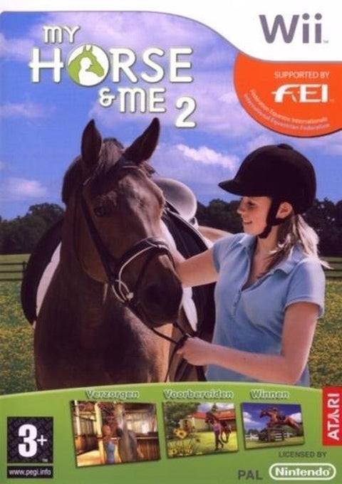 Nintendo Wii My Horse and Me 2, doos voorkant, tweedehands
