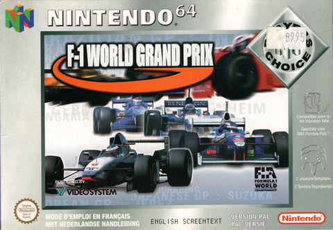 N64-F-1 World Grand Prix - Player's Choice (In doos) Tweedehands