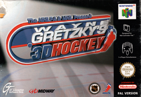 N64-Wayne Gretzky’s 3D Hockey (In doos) Tweedehands