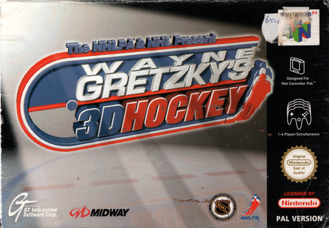 N64-Wayne Gretzky’s 3D Hockey (In doos) Tweedehands