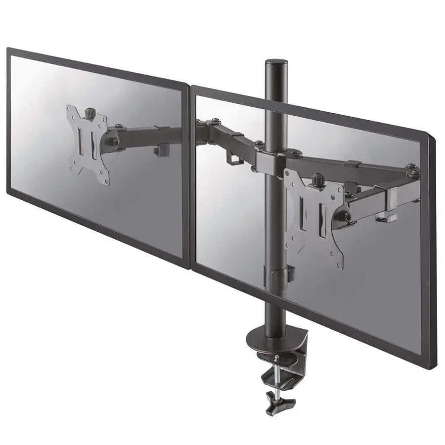 Neomounts-FPMA-D550D Dual Desk Mount Monitorarm - Zwart (Nieuw)