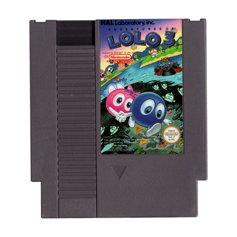 NES-Adventures of Lolo 3 (Losse cassette) Tweedehands