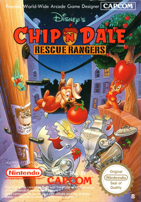 NES-Chip 'n Dale Rescue Rangers (In doos) Tweedehands
