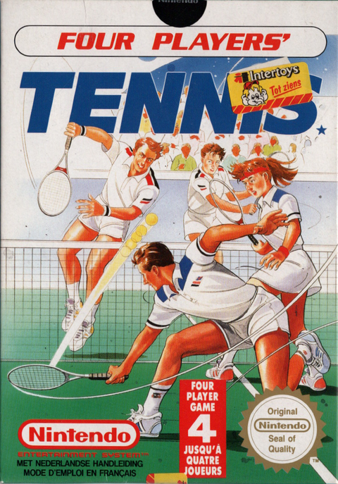 NES-Four Players' Tennis (In doos) Tweedehands