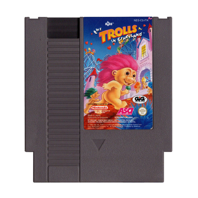 NES-Trolls in Crazyland (Losse cassette) Tweedehands